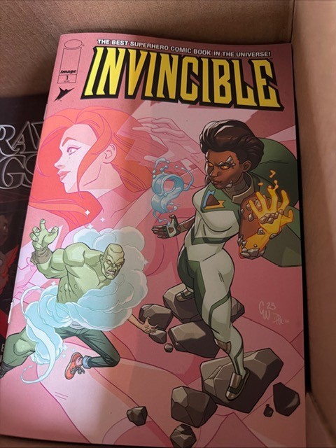 Invincible #1 Lunar Exclusive Cory Walker Invincible VS Variant Ella Mental