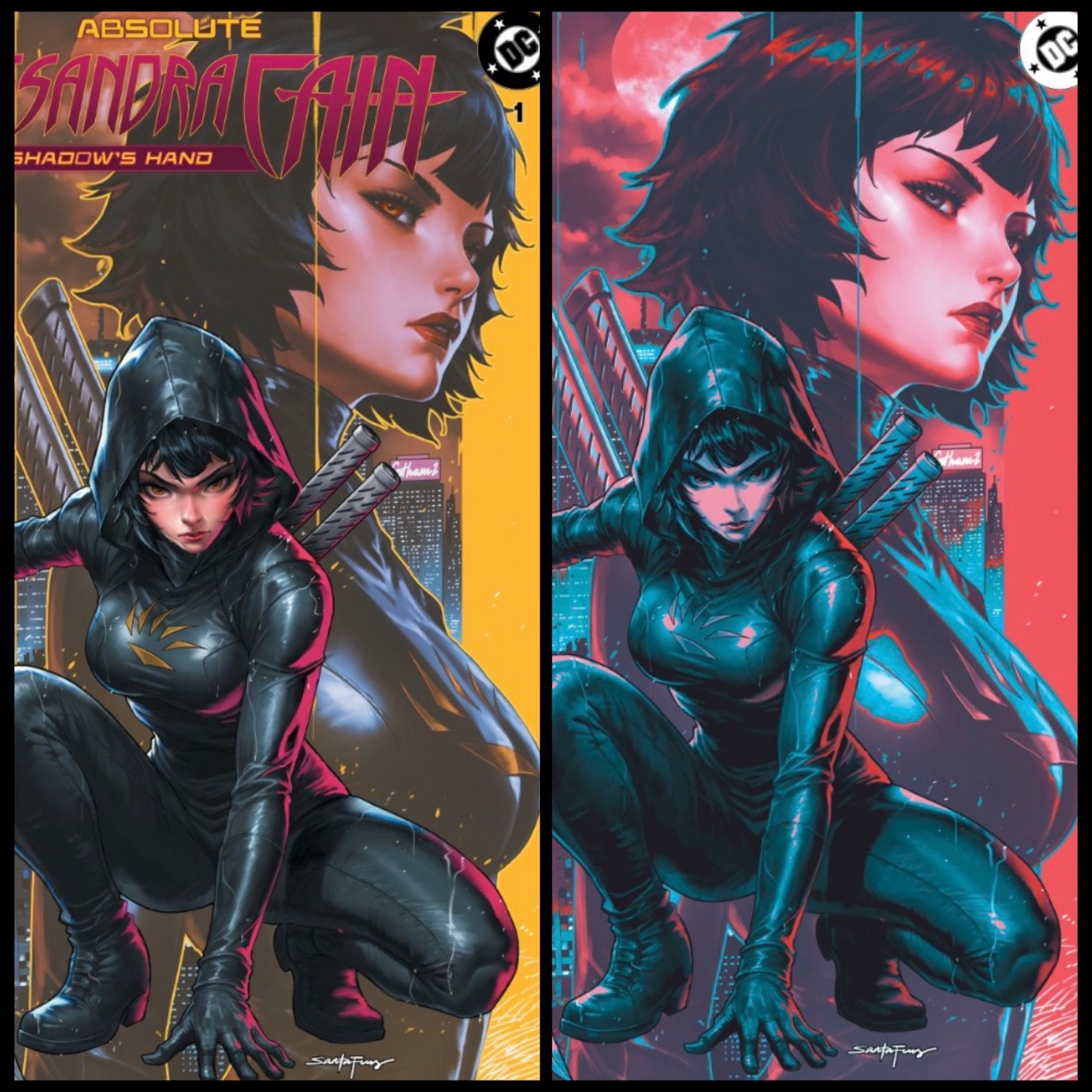 Absolute Cassandra Cain #1 Santa Fung Trade & Virgin Foil 2-Pack Preorder